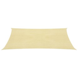 vidaXL Sonnensegel 160 g/m² Beige 3x4 m HDPE  