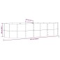 vidaXL Hochbeet Anthrazit 291x140x68 cm Pulverbeschichteter Stahl vidaXL Hochbeet Anthrazit 291x140x68 cm Pulverbeschichteter Stahl