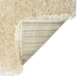 vidaXL Shaggy-Teppich Hochflor Beige 200x290 cm 50 mm