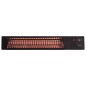 Sunred Wandheizstrahler Royal Diamond Rotgold-Karbon 2500W Schwarz Sunred Wandheizstrahler Royal Diamond Rotgold-Karbon 2500W Schwarz