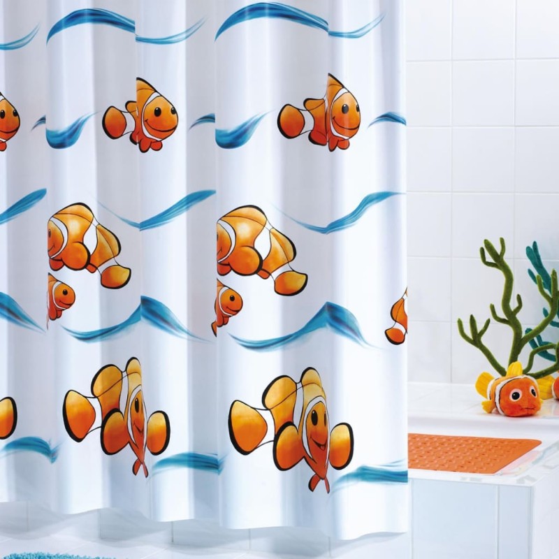 RIDDER Duschvorhang Clown Vinyl 180x200 cm RIDDER Duschvorhang Clown Vinyl 180x200 cm