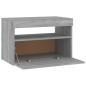 vidaXL TV-Schrank mit LED-Leuchten Grau Sonoma 60x35x40 cm vidaXL TV-Schrank mit LED-Leuchten Grau Sonoma 60x35x40 cm