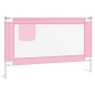 vidaXL Kleinkind-Bettschutzgitter Rosa 120x25 cm Stoff vidaXL Kleinkind-Bettschutzgitter Rosa 120x25 cm Stoff