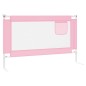 vidaXL Kleinkind-Bettschutzgitter Rosa 120x25 cm Stoff vidaXL Kleinkind-Bettschutzgitter Rosa 120x25 cm Stoff