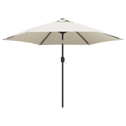 Sonnenschirm Strandschirm Sonnenschutz Garten Schirm Sandweiß 3m