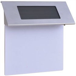 vidaXL LED-Hausnummernleuchte Solar Edelstahl