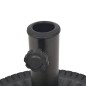 vidaXL Sonnenschirmständer Harz Rund Schwarz 14 kg vidaXL Sonnenschirmständer Harz Rund Schwarz 14 kg