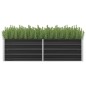 vidaXL Garten-Hochbeet Anthrazit 160 x 40 x 45 cm Verzinkter Stahl vidaXL Garten-Hochbeet Anthrazit 160 x 40 x 45 cm Verzinkter Stahl