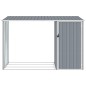 vidaXL Garten Brennholzlager Grau 245x98x159 cm Verzinkter Stahl vidaXL Garten Brennholzlager Grau 245x98x159 cm Verzinkter Stahl