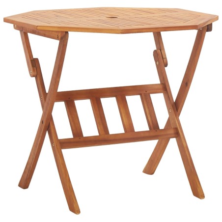 vidaXL Klappbarer Gartentisch 90 x 75 cm Massivholz Akazie