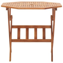 vidaXL Klappbarer Gartentisch 90 x 75 cm Massivholz Akazie