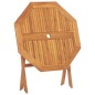 vidaXL Klappbarer Gartentisch 90 x 75 cm Massivholz Akazie vidaXL Klappbarer Gartentisch 90 x 75 cm Massivholz Akazie