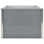 vidaXL Hochbeet 160 x 80 x 45 cm Verzinkter Stahl Grau vidaXL Hochbeet 160 x 80 x 45 cm Verzinkter Stahl Grau