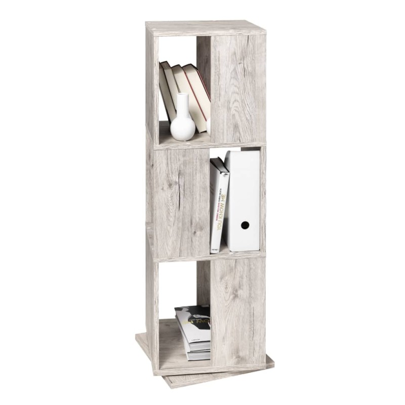 FMD Drehbarer Aktenschrank offene Fächer 34×34×108 cm Sandeiche FMD Drehbarer Aktenschrank offene Fächer 34×34×108 cm Sandeiche