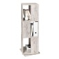 FMD Drehbarer Aktenschrank offene Fächer 34×34×108 cm Sandeiche FMD Drehbarer Aktenschrank offene Fächer 34×34×108 cm Sandeiche