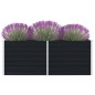 vidaXL Hochbeet 160 x 80 x 45 cm Verzinkter Stahl Anthrazit vidaXL Hochbeet 160 x 80 x 45 cm Verzinkter Stahl Anthrazit