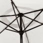 vidaXL Sonnenschirm Sandweiß 200 x 224 cm Aluminium vidaXL Sonnenschirm Sandweiß 200 x 224 cm Aluminium