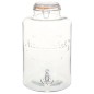 vidaXL Wasserspender XXL mit Zapfhahn Transparent 8 L Glas vidaXL Wasserspender XXL mit Zapfhahn Transparent 8 L Glas