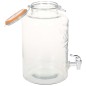 vidaXL Wasserspender XXL mit Zapfhahn Transparent 8 L Glas vidaXL Wasserspender XXL mit Zapfhahn Transparent 8 L Glas