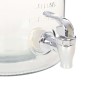 vidaXL Wasserspender XXL mit Zapfhahn Transparent 8 L Glas vidaXL Wasserspender XXL mit Zapfhahn Transparent 8 L Glas
