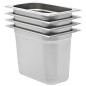vidaXL Gastronormbehälter 4 Stk. GN 1/4 200 mm Edelstahl vidaXL Gastronormbehälter 4 Stk. GN 1/4 200 mm Edelstahl