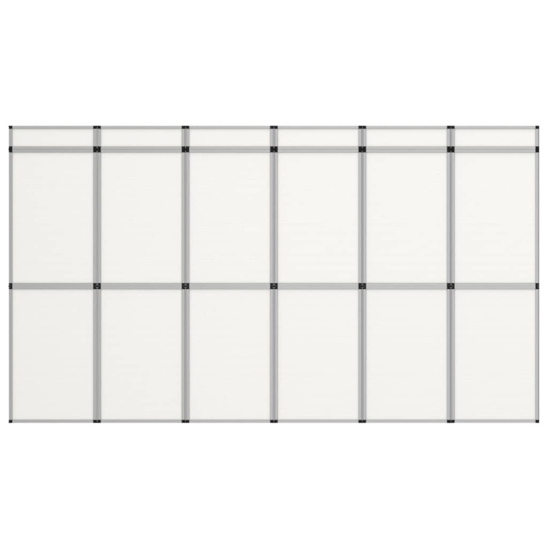 vidaXL 18-Panel Messewand Faltdisplay 362×200 cm Weiß vidaXL 18-Panel Messewand Faltdisplay 362×200 cm Weiß