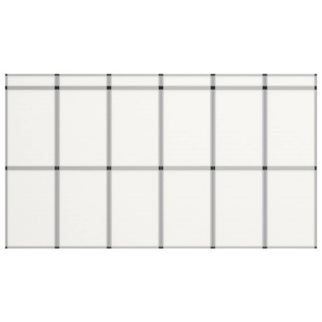 vidaXL 18-Panel Messewand Faltdisplay 362×200 cm Weiß