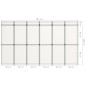 vidaXL 18-Panel Messewand Faltdisplay 362×200 cm Weiß vidaXL 18-Panel Messewand Faltdisplay 362×200 cm Weiß
