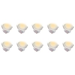 vidaXL LED-Bodenleuchten 10 Stk. Warmweiß