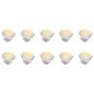 vidaXL LED-Bodenleuchten 10 Stk. Warmweiß vidaXL LED-Bodenleuchten 10 Stk. Warmweiß