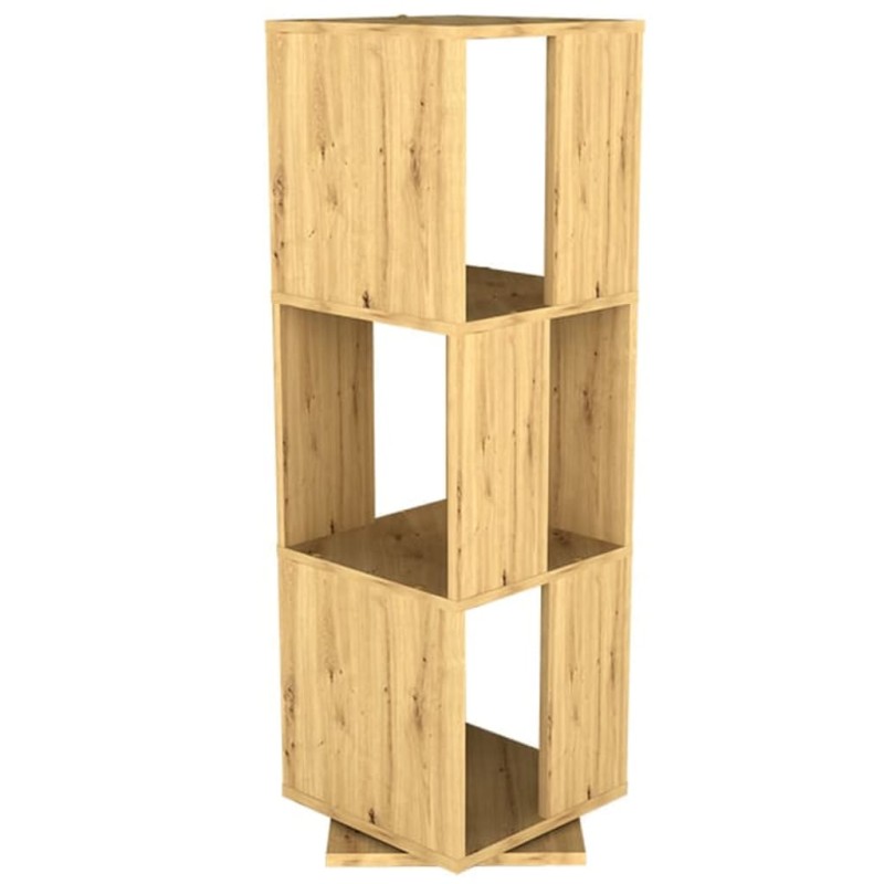 FMD Aktenschrank Drehbar offene Fächer 34×34×107 cm Antik-Eiche FMD Aktenschrank Drehbar offene Fächer 34×34×107 cm Antik-Eiche