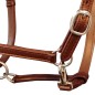 Echtleder Halfter Stallhalfter verstellbar braun Kolben Echtleder Halfter Stallhalfter verstellbar braun Kolben