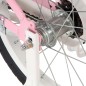vidaXL Kinderfahrrad mit Frontgepäckträger 12 Zoll Weiß und Rosa vidaXL Kinderfahrrad mit Frontgepäckträger 12 Zoll Weiß und Rosa