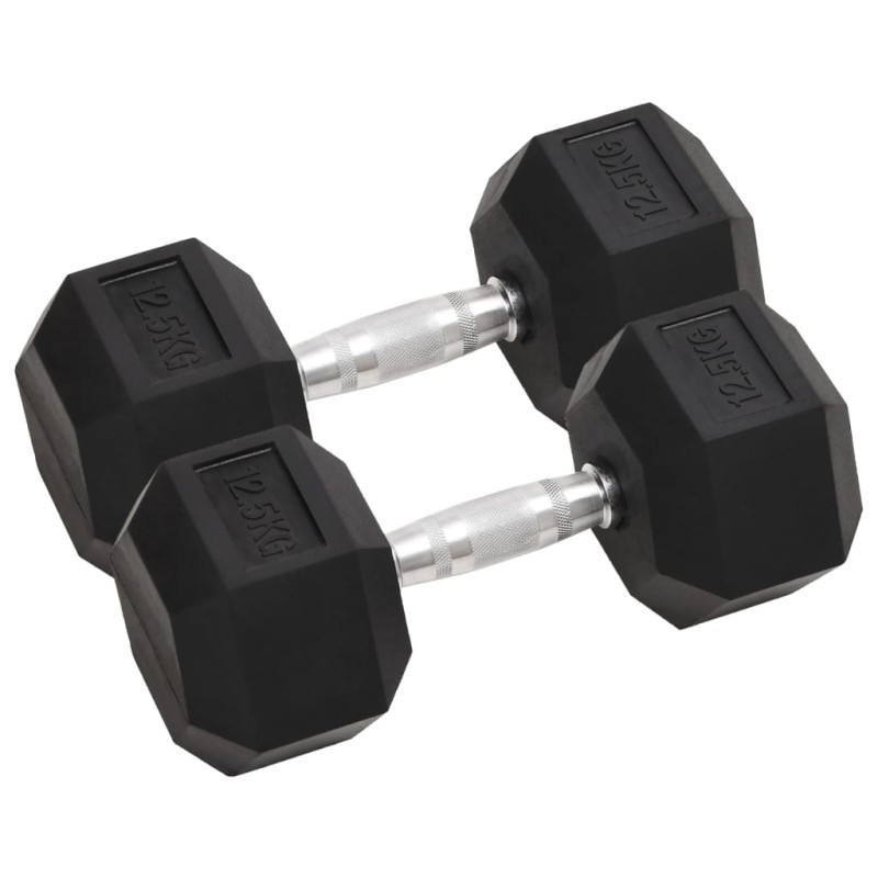 vidaXL Kurzhanteln 2 Stk. 25 kg Gusseisen vidaXL Kurzhanteln 2 Stk. 25 kg Gusseisen