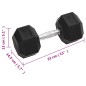 vidaXL Kurzhanteln 2 Stk. 25 kg Gusseisen vidaXL Kurzhanteln 2 Stk. 25 kg Gusseisen