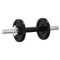 vidaXL Langhantel und Kurzhantel Set 30 kg Gusseisen vidaXL Langhantel und Kurzhantel Set 30 kg Gusseisen