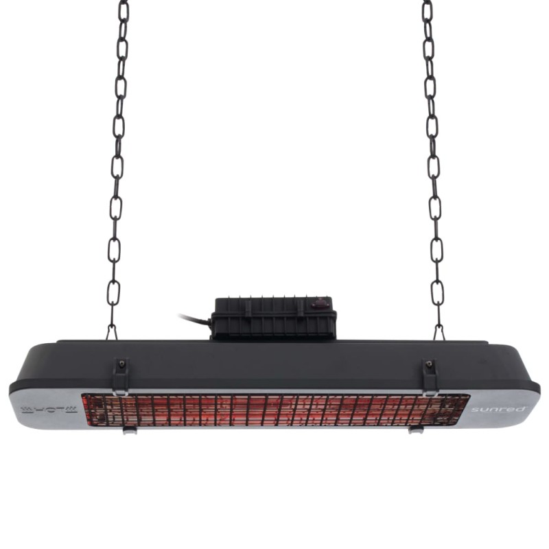 Sunred Heizstrahler Royal Diamond Dark Rotgold-Kohle Hanging 2500 W Sunred Heizstrahler Royal Diamond Dark Rotgold-Kohle Hanging 2500 W