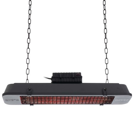 Sunred Heizstrahler Royal Diamond Dark Rotgold-Kohle Hanging 2500 W
