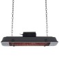 Sunred Heizstrahler Royal Diamond Dark Rotgold-Kohle Hanging 2500 W Sunred Heizstrahler Royal Diamond Dark Rotgold-Kohle Hanging 2500 W