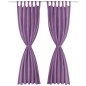 vidaXL Vorhänge Mikro-Satin 2 Stk. mit Schlaufen 140×175 cm Lila vidaXL Vorhänge Mikro-Satin 2 Stk. mit Schlaufen 140×175 cm Lila