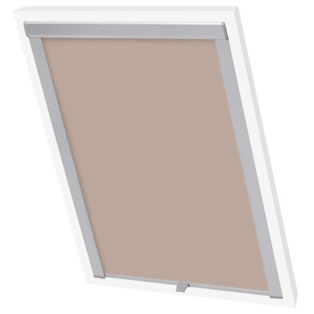 vidaXL Verdunkelungsrollo Beige FK06