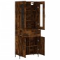 Highboard Räuchereiche 69,5x34x180 cm Holzwerkstoff Highboard Räuchereiche 69,5x34x180 cm Holzwerkstoff