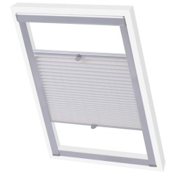 vidaXL Plissee Weiß PK06