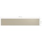 vidaXL Balkon-Sichtschutz Beige 90x500 cm Oxford-Gewebe vidaXL Balkon-Sichtschutz Beige 90x500 cm Oxford-Gewebe