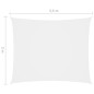 vidaXL Sonnensegel Oxford-Gewebe Rechteckig 2x3,5 m Weiß vidaXL Sonnensegel Oxford-Gewebe Rechteckig 2x3,5 m Weiß