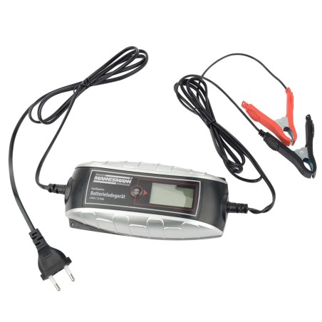 Brüder Mannesmann Batterieladegerät 6/12 V mit LCD-Display