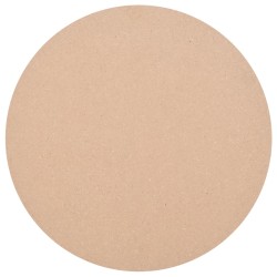 vidaXL Tischplatte Rund MDF 500x18 mm