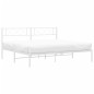 vidaXL Bettgestell mit Kopfteil Metall Weiß 183x213 cm vidaXL Bettgestell mit Kopfteil Metall Weiß 183x213 cm