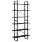 vidaXL Hochschrank Schwarz 100x30x210 cm Holzwerkstoff vidaXL Hochschrank Schwarz 100x30x210 cm Holzwerkstoff