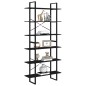 vidaXL Hochschrank Schwarz 100x30x210 cm Holzwerkstoff vidaXL Hochschrank Schwarz 100x30x210 cm Holzwerkstoff